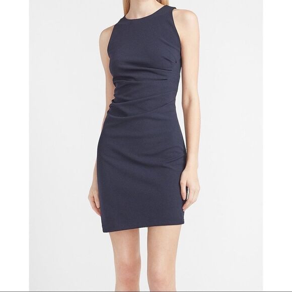 ✨ Pleated Side Sleeveless Sheath Dress✨ - Picture 1 of 2